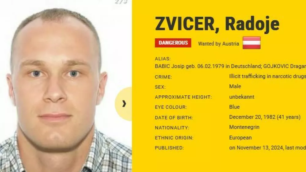 Radoje Zvicer, vodja črnogorskega kavaškega klana, je na begu od leta 2021. 