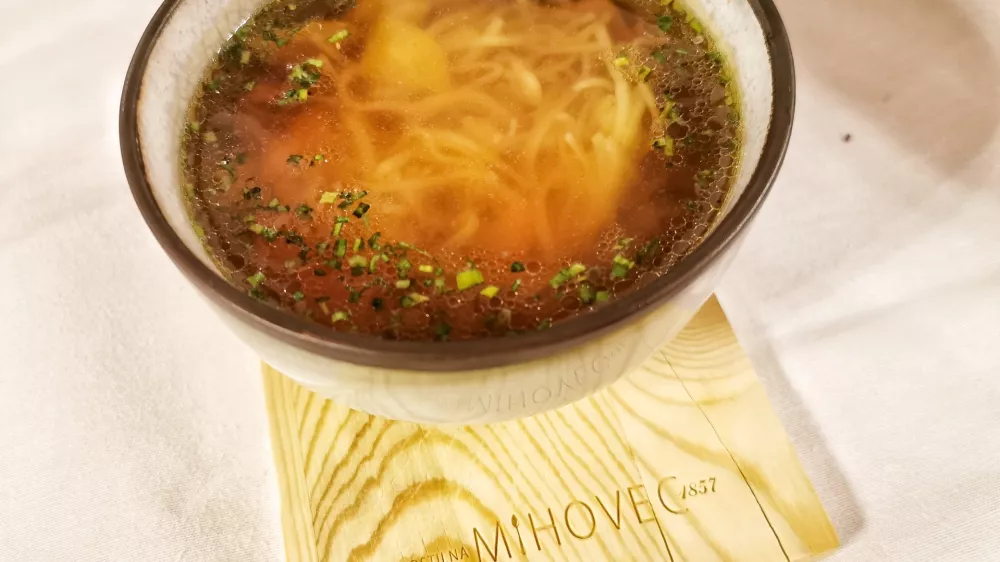 Goveja juha, Gostilna Mihovec