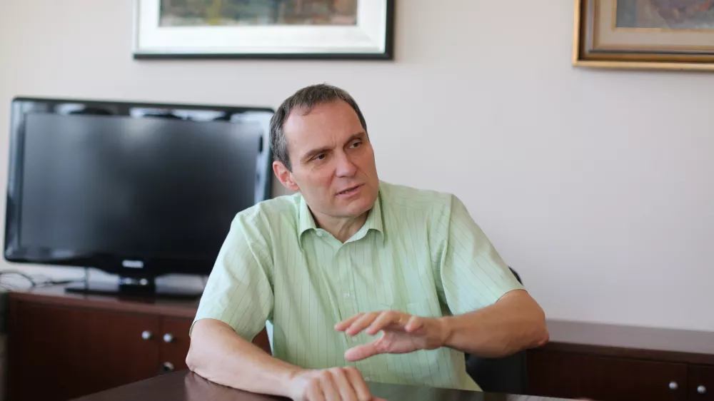 - 26.05.2018 - Marijan Papež, generalni direktor ZPIZ - Zavod za pokojninsko in invalidsko zavarovanje Slovenije//FOTO: Bojan Velikonja