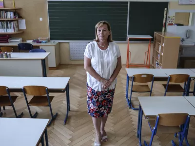 Odločno je prevzela funkcijo in poskrbela, da je problematika šolstva v javnosti še bolj odmevala, kot bi sicer. / Foto: Jaka Gasar/dokumentacija