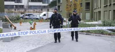 - 06.12.2024 - Policijske preiskave na območju Črnuč, povezane z mafijskim umorom na Poti za Brdom v Ljubljani//FOTO: Jaka Gasar