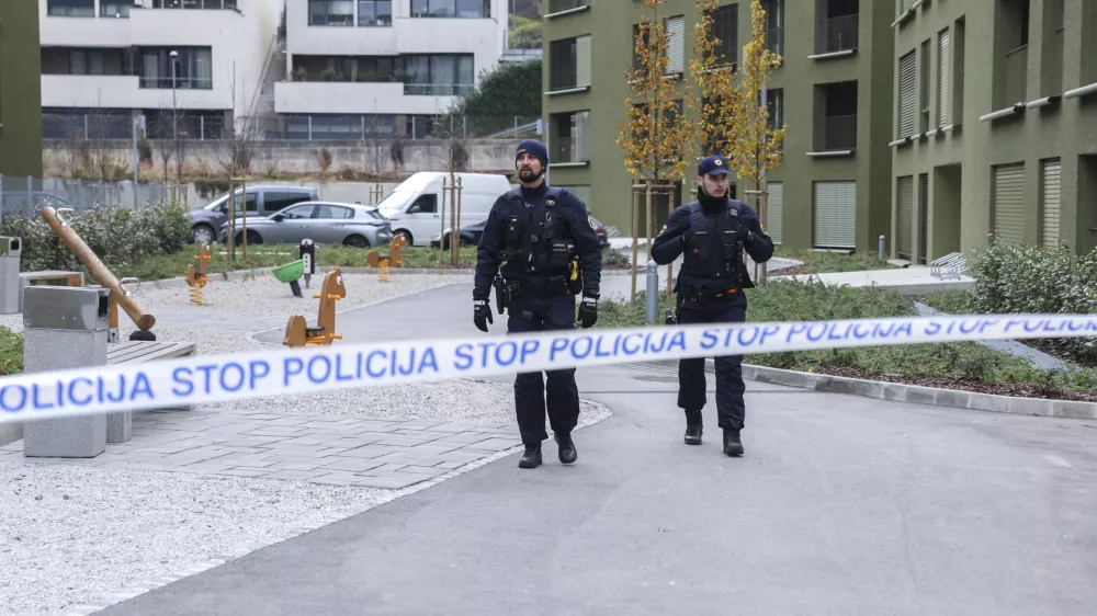 - 06.12.2024 - Policijske preiskave na območju Črnuč, povezane z mafijskim umorom na Poti za Brdom v Ljubljani//FOTO: Jaka Gasar