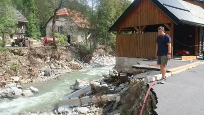 Iskrica, Črna na Koroškem, vodna ujma, družina Košutnik, Sašo. Foto: Tatjana Pihlar / Foto: Tatjana Pihlar