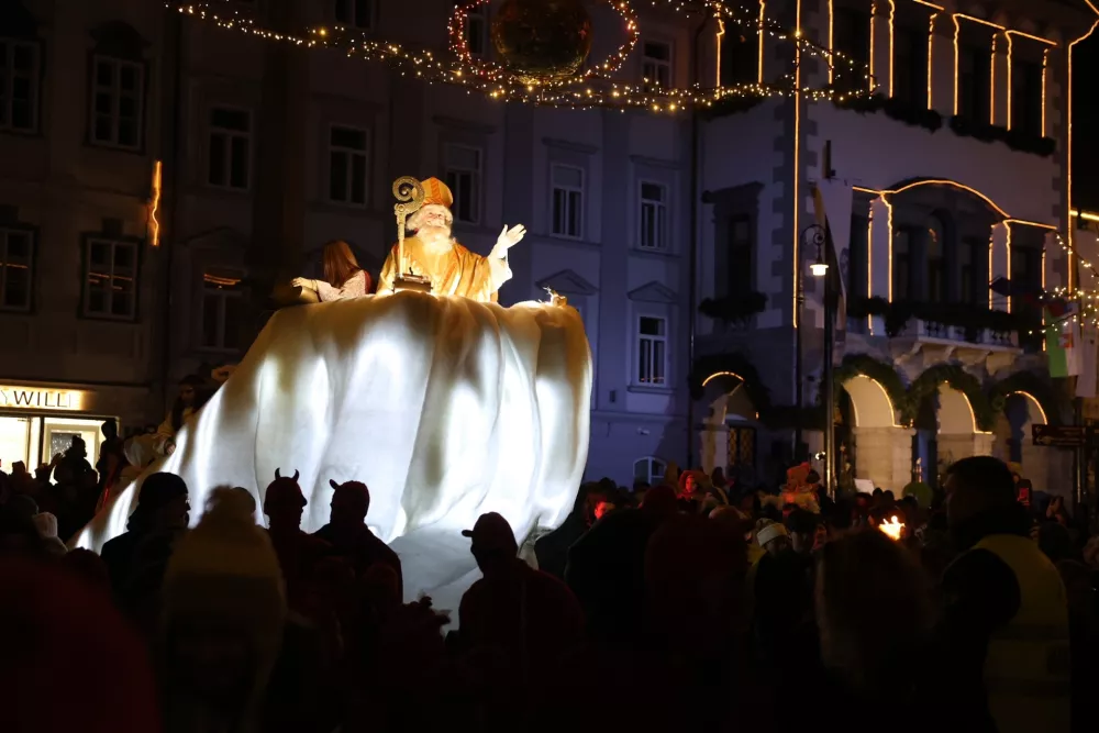 Miklavž v Ljubljani 5. 12. 2024