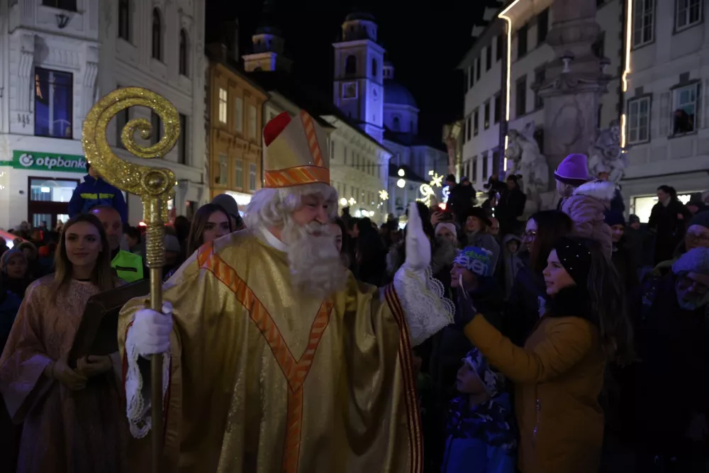 Miklavž v Ljubljani 5. 12. 2024