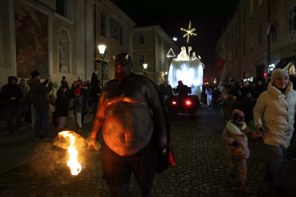 Miklavž v Ljubljani 5. 12. 2024