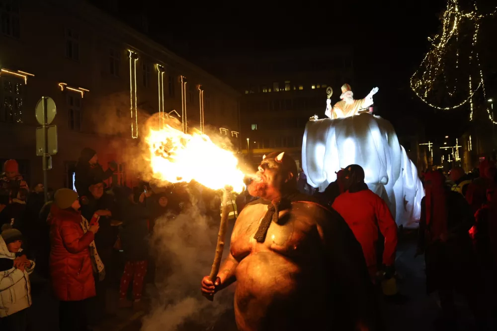 Miklavž v Ljubljani 5. 12. 2024