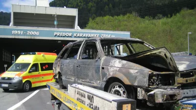 Električni avto zagori redkeje kot klasično gnani, pa čeprav se v javnosti ustvarja mnenje, da je obratno. Foto: Primož Knez