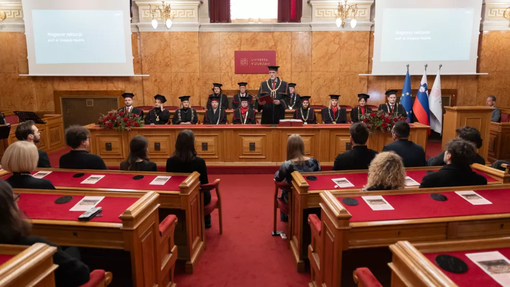 S podelitvijo so zaključili Teden univerze, ki poteka vsako leto na obletnico ustanovitve. Foto: STA