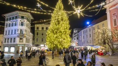 6.12.2024 Praznična Ljubljana, novoletne lučke, novoletni sejem. FOTO: Nik Erik Neubauer