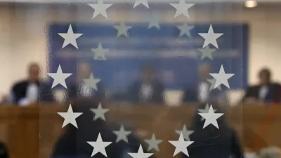 ﻿Judges of the European Court of Human Rights are seen during an hearing at the court in Strasbourg, December 3, 2013. The hearing concerns the case of two men, suspected of terrorist acts, detained in December 2002 at a CIA secret detention site in Poland at which they say illegal interrogation methods were used. Both men are currently detained at the Guantanamo Bay U.S. Naval Base in Cuba. REUTERS/Vincent Kessler (FRANCE - Tags: CRIME LAW POLITICS) - RTX161ZJ