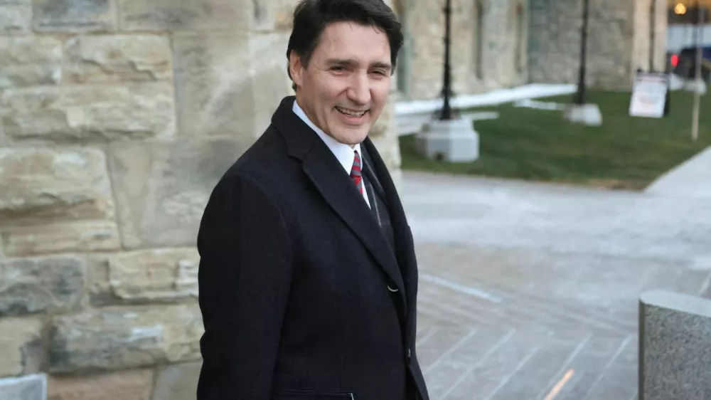 Canada's Prime Minister Justin Trudeau leaves Parliament Hill after a cabinet meeting in Ottawa, Ontario, Canada, December 20, 2024. REUTERS/Patrick Doyle