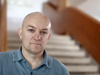 Iztok Kovač, plesalec, koreograf, ustanovitelj plesnega zavoda En-Knap in umetniški vodja Centra kulture Španski borci. Foto: Luka Cjuha