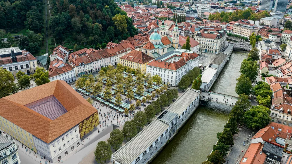 Predstavitev novega izgleda - ljubljanska tržnicaParkirna hiša pod tržnico