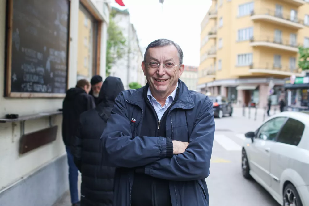 17.04.2024. Andrej Stare, zdravnik in športni komentator na RTV SLO. //FOTO: Bojan Velikonja