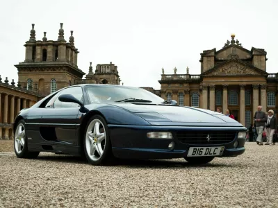 EN47JF Ferrari F355 Spider at the Ferrari Owners Club Rally at Blenheim Palace, Woodstock, Oxfordshire