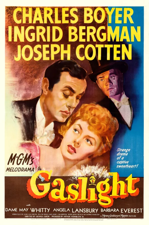 Plakat za film Gaslight iz leta 1944. PO filmu je dobila ime posebna psihološka manipulacija,  / Foto: Wikipedia