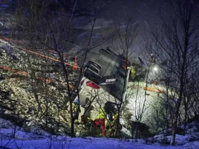 Norveška prometna nesreča avtobus