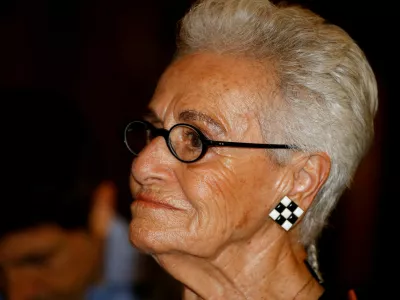 FILE PHOTO: Rosita Missoni attends a news conference in Milan, Italy June 15, 2018. REUTERS/Stefano Rellandini/File Photo