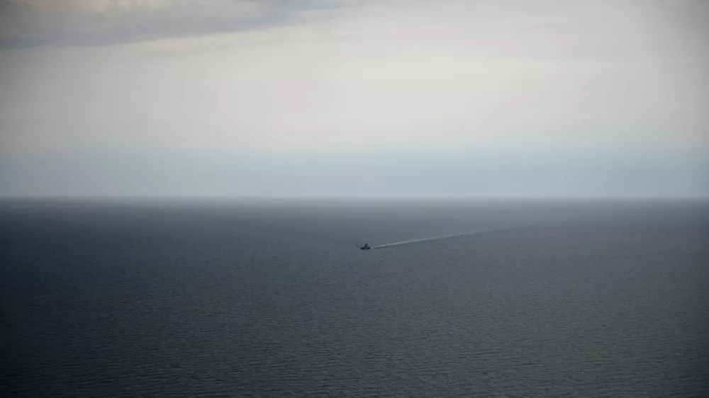 A navy ship is seen during the Baltops 22 exercise in Baltic Sea, June 7, 2022. Picture taken June 7, 2022. REUTERS/Stoyan Nenov