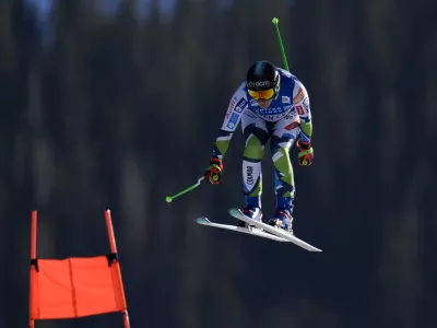 Najhitrejšo Slovenko na smučeh Ilko Štuhec čaka pester januar. Foto: AP