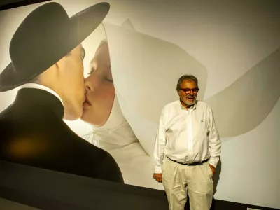 2JE00XR 23 June 2022 Milan, Palazzo Reale, Oliviero Toscani. Photographer profession, exhibition of his photographic works never dedicated in Italy to the gre