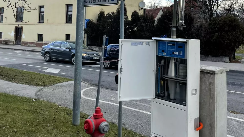 Merjenje onesnaženosti zraka, Mariborska ulica Celje