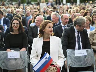 Tanja Fajon- 09.05.2024 - Državna proslava ob 20. obletnici vstopa Slovenije v EU, Nova Gorica. 