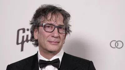 FILE - Neil Gaiman arrives at the Art of Elysium Heaven Gala on Jan. 6, 2024, at The Wiltern Theater in Los Angeles. (Photo by Jordan Strauss/Invision/AP, File)