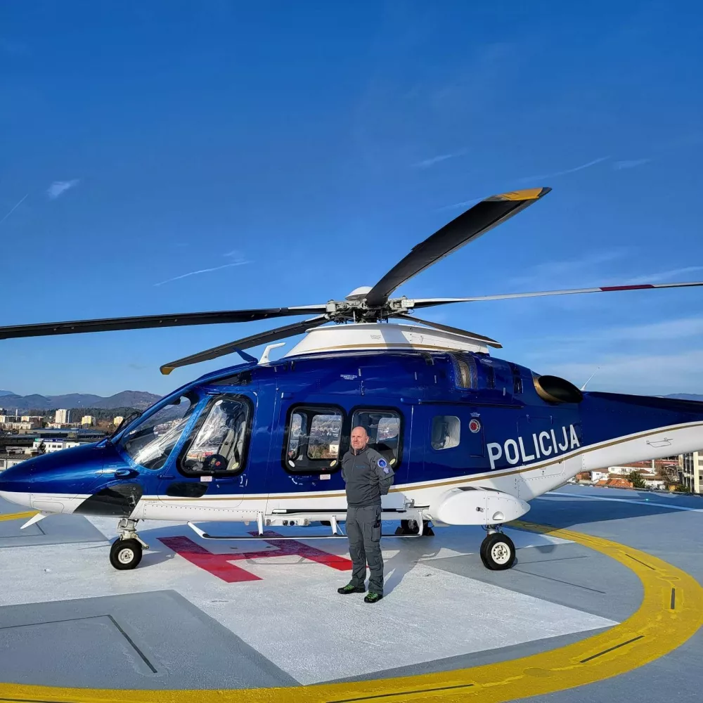 Gregor Kovač, vodja korporativne varnosti in organizacijski vodja heliporta Splošne bolnišnice Celje Foto: Združenje heliportov Slovenije
