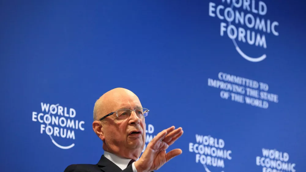 ﻿World Economic Forum (WEF) Executive Chairman and founder Klaus Schwab attends a news conference in Cologny, near Geneva, Switzerland January 10, 2017. REUTERS/Pierre Albouy