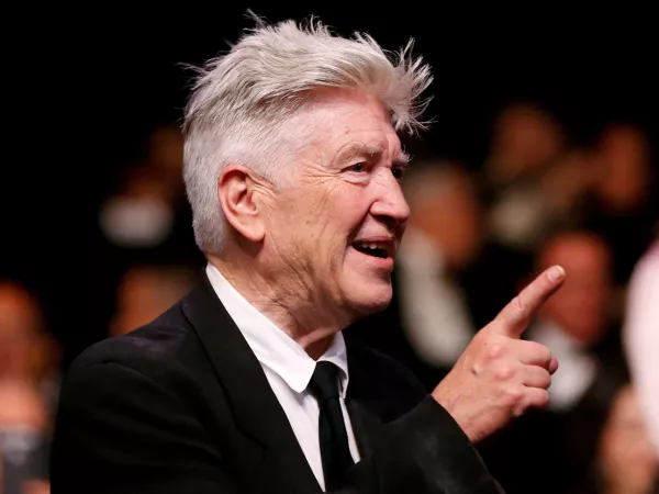 FILE PHOTO: 70th Cannes Film Festival - Closing ceremony - Cannes, France. 28/05/2017. Director David Lynch gestures. REUTERS/Stephane Mahe/File Photo