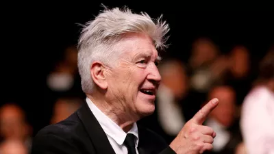 FILE PHOTO: 70th Cannes Film Festival - Closing ceremony - Cannes, France. 28/05/2017. Director David Lynch gestures. REUTERS/Stephane Mahe/File Photo