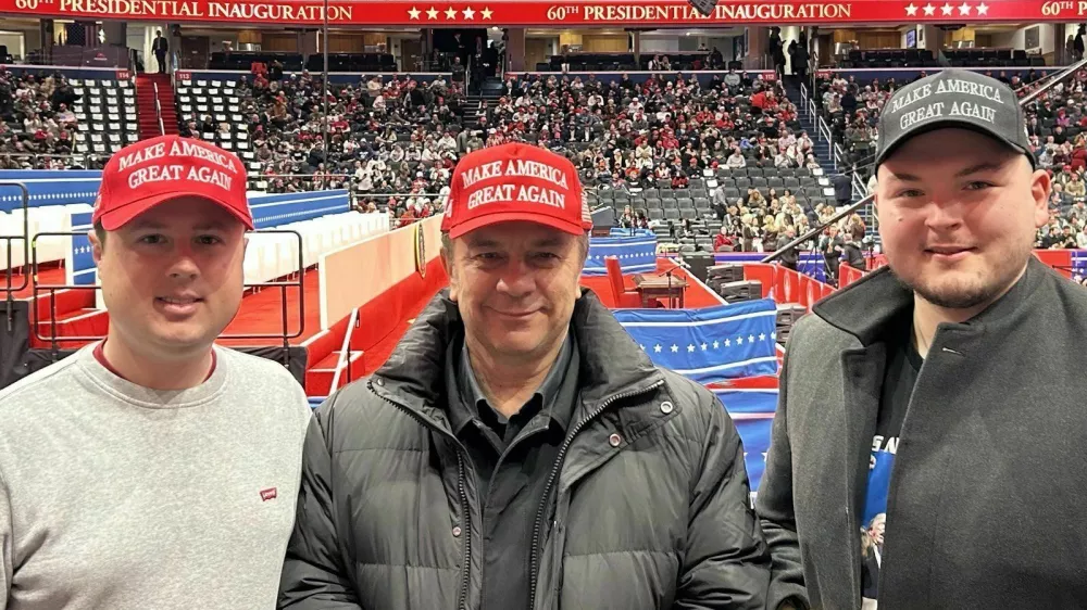 Mahnič Grims Poglajeninavguracija TrumpCapital One Arena Washington