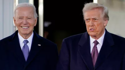 Joe Biden in Donald Trump pred inavguracijo. 