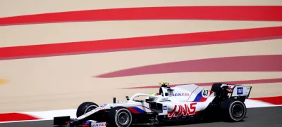 ﻿FILE PHOTO: Formula One F1 - Pre-Season Testing - Bahrain International Circuit, Sakhir, Bahrain - March 12, 2021 Haas' Mick Schumacher in action during testing REUTERS/Hamad I Mohammed/File Photo