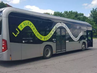 Električni avtobus eCitaro - na testiranju v Ljubljani