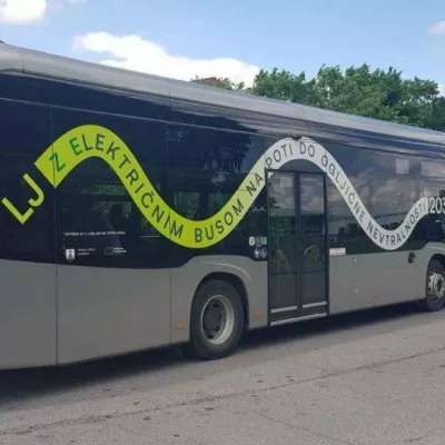 Električni avtobus eCitaro - na testiranju v Ljubljani