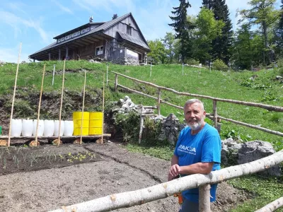 Franc Beguš Orožnova koča in vrt / Foto: Osebni Arhiv