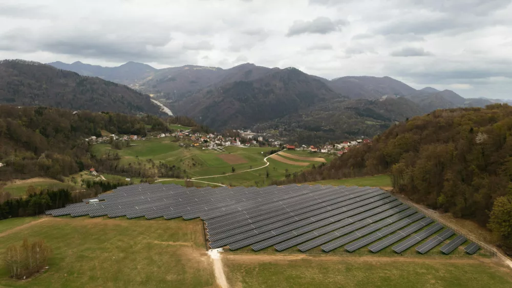 Prapretno.Največja sončna elektrarna v Sloveniji.Foto: Ziga Intihar