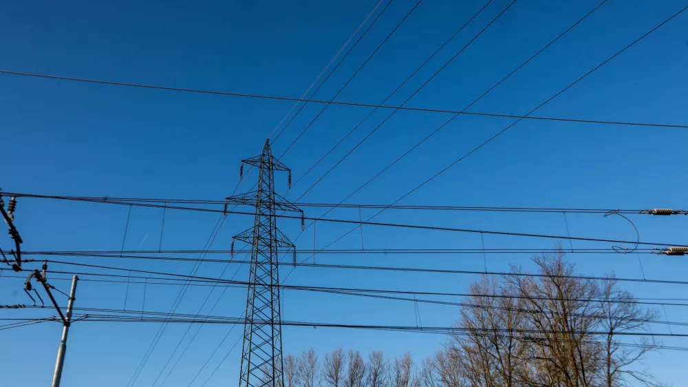 14.01.2025, - Daljnovod za elektriko, omrežnina za elekriko, elektro gospodarstvo, elektro infrastruktura.//FOTO: Bojan Velikonja