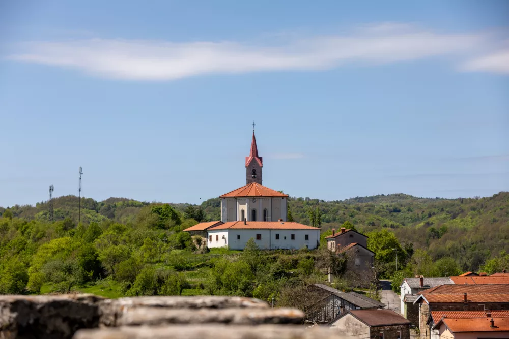 Cerkev sv. Helene v Premu, arhiv TIC Ilirska Bistrica / Foto: Arhiv Tic Ilirska Bistrica