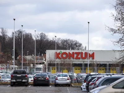 ﻿- 04.02.2019 - Zagreb - Hrvaška trgovska veriga Konzum, ki je del koncerna Agrokor, Ullica Marijana Čavića 1a //FOTO: Matjaž Rušt