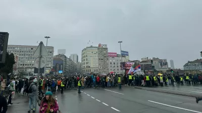 Protest Beograd, Brankov most