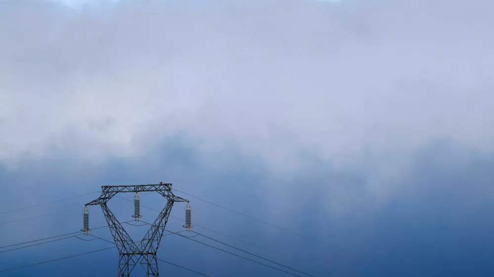 An electrical power pylon of high-tension electricity power lines in Gardanne, France, January 22, 2025. REUTERS/Manon Cruz