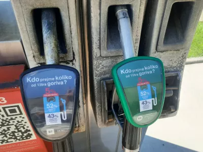 17.06.2024 - Petrol - bencinska črpalka - prikaz cene goriva - ročka za točenje bencina - gorivaFOTO: Luka Cjuha