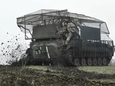 Servicemen of 110th Brigade of the Territorial Defence Forces of Ukraine attend a training, amid Russia's attack on Ukraine, in Zaporizhzhia region, Ukraine January 26, 2025. REUTERS/Stringer