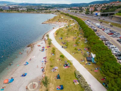 Koper Žusterna plaža / Foto: Jakob Bužan