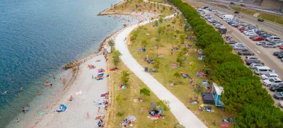 Koper Žusterna plaža / Foto: Jakob Bužan