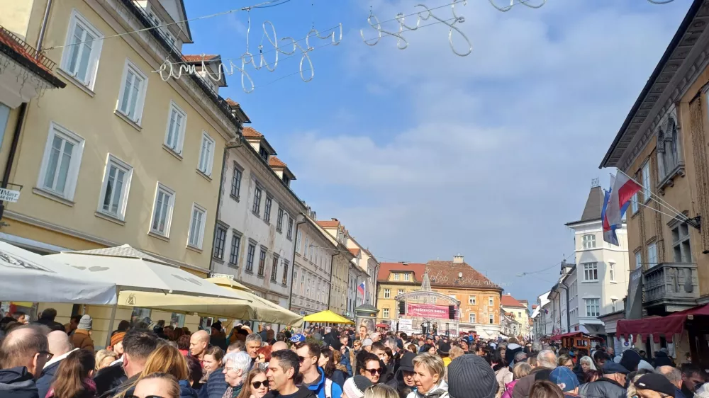 Lani so ob praznovanju kulturnega dne v Kranju našteli približno 25.000 obiskovalcev.